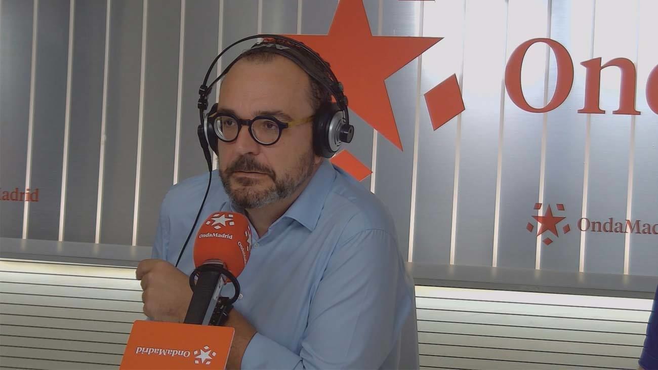 El periodista Juan Pablo Colmenarejo, en Onda Madrid.