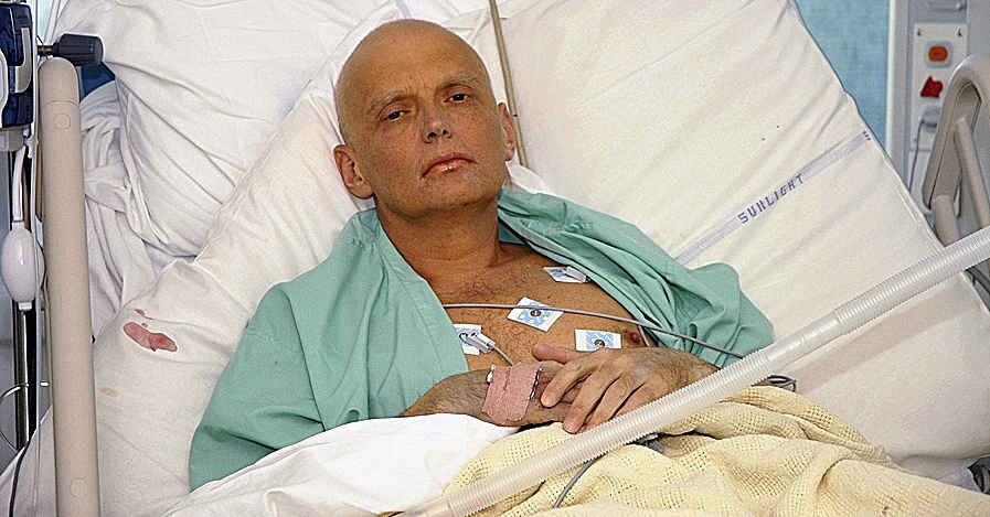 Alexander Litvinenko, en un hospital de Londres.