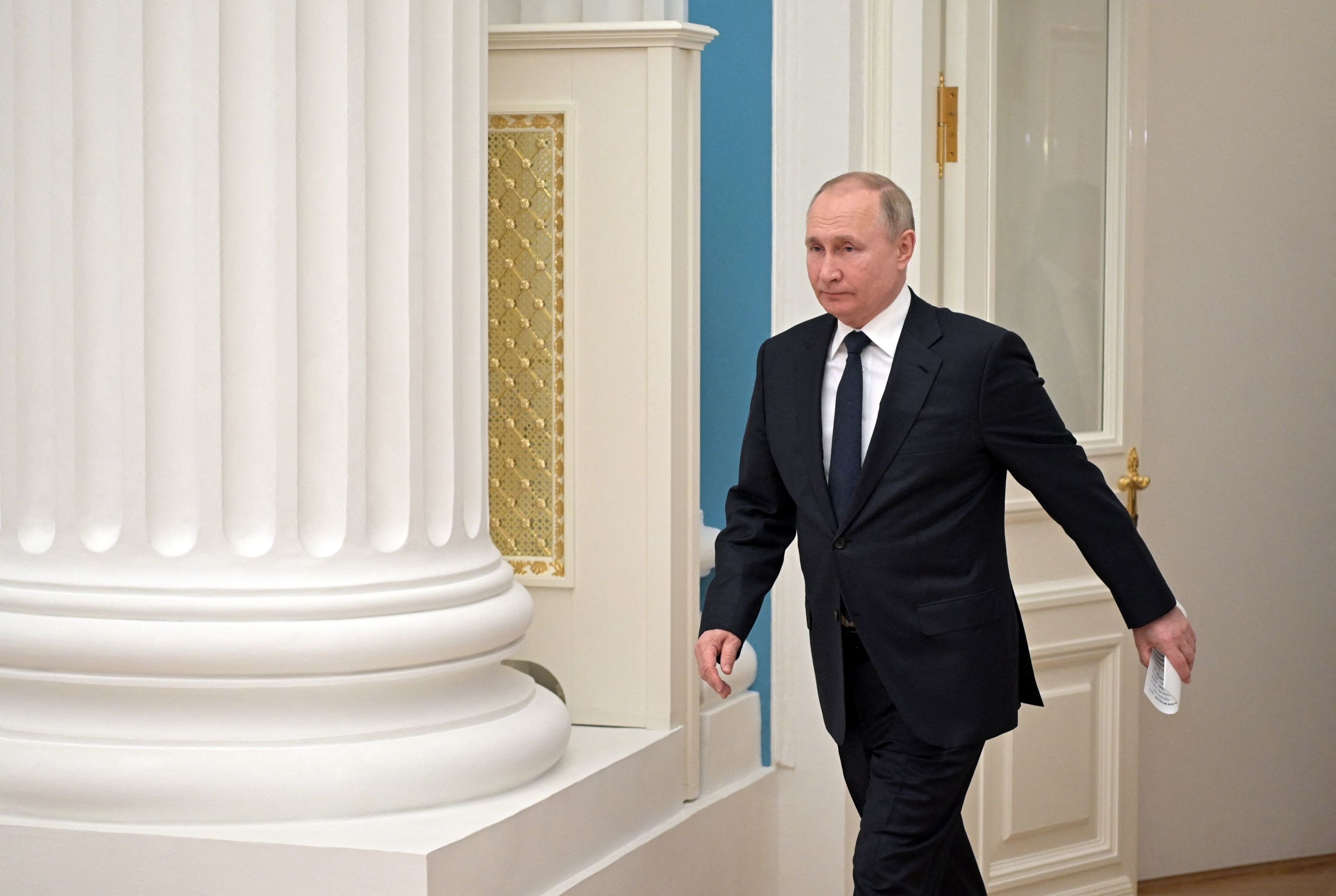 El presidente ruso, Vladimir Putin, en el Kremlin.
