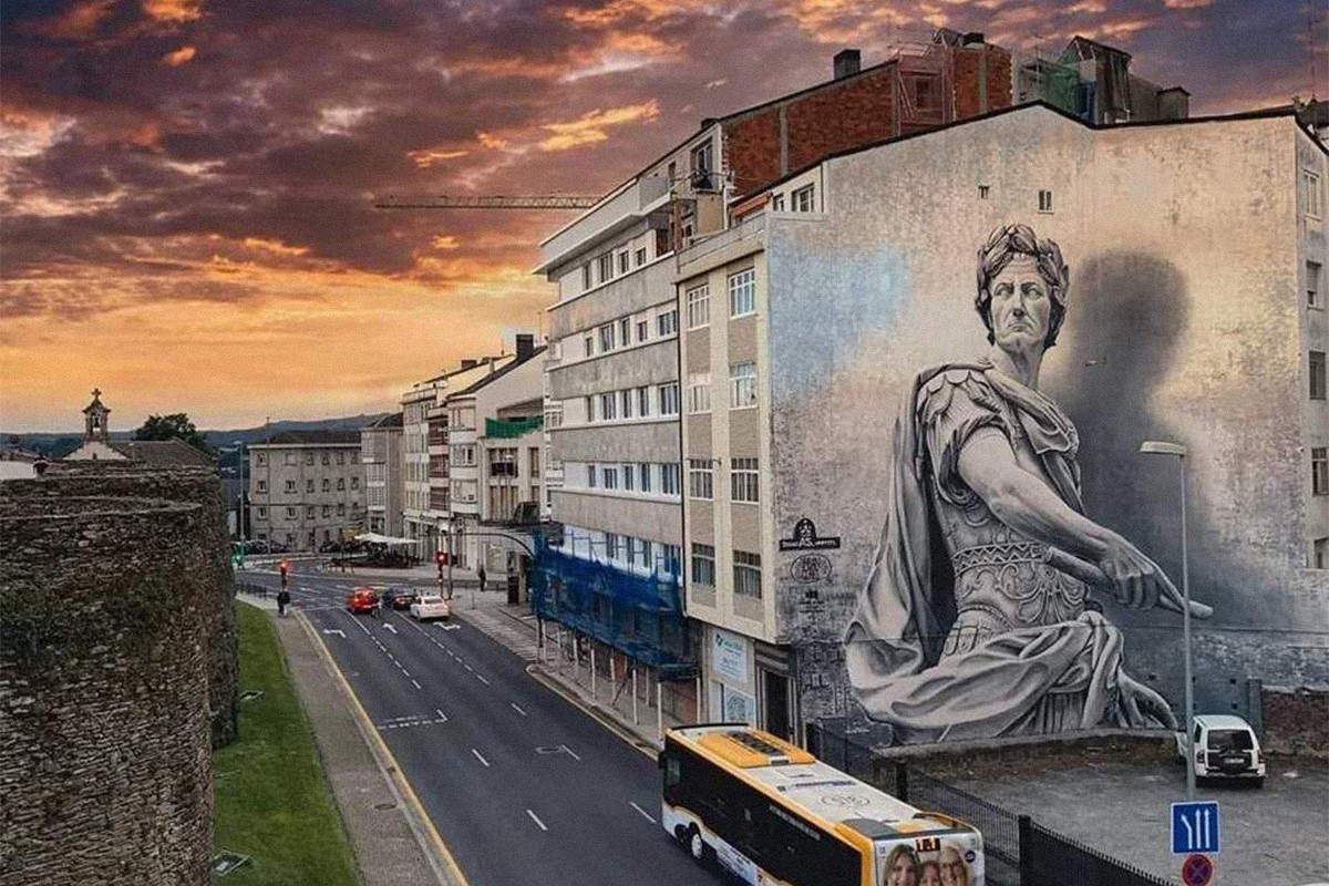 El espectacular mural pintado por Diego Anido Seijas