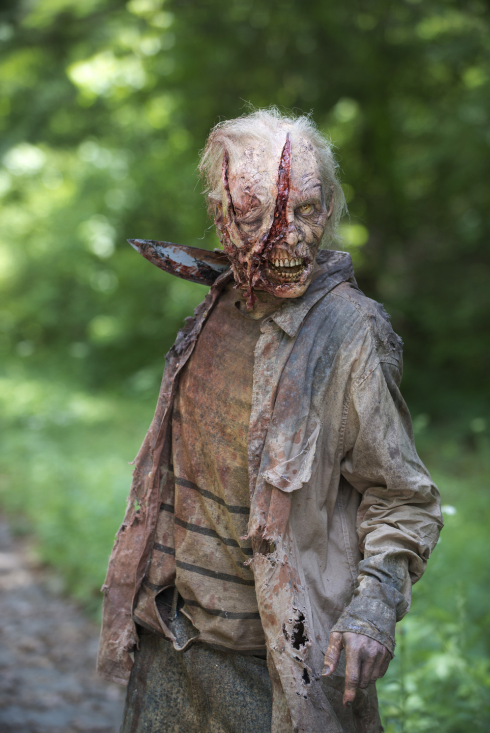 Imagen de un zombi de la serie  'The Walking Dead'