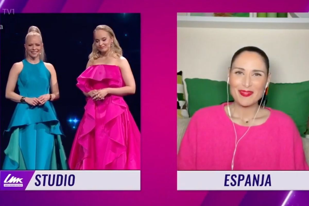 Eurovisin 2022: Rosa Lpez entra por videollamada en la preseleccin finlandesa y tiene que pedir perdn por su ingls
