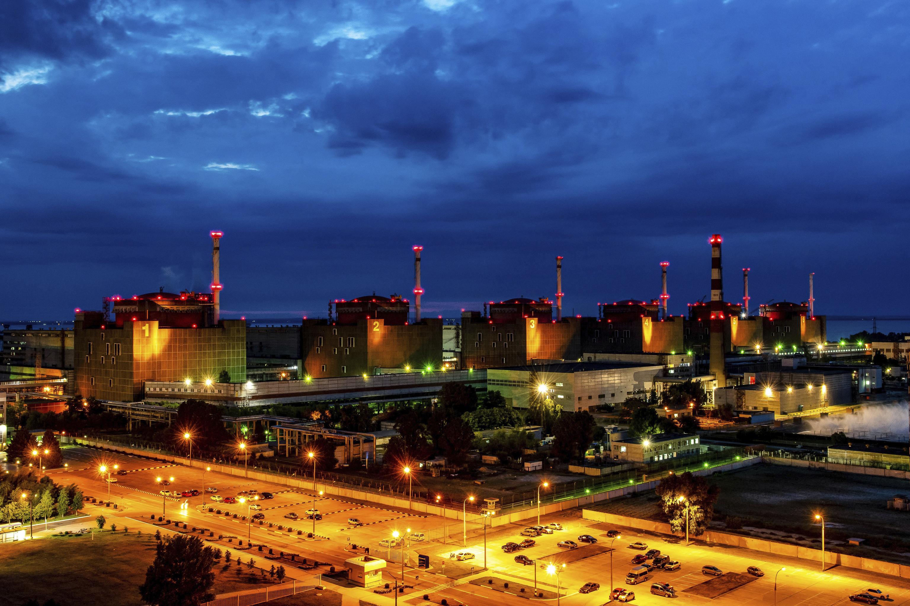 Planta nuclear de Zaporiyia, en el sureste de Ucrania.