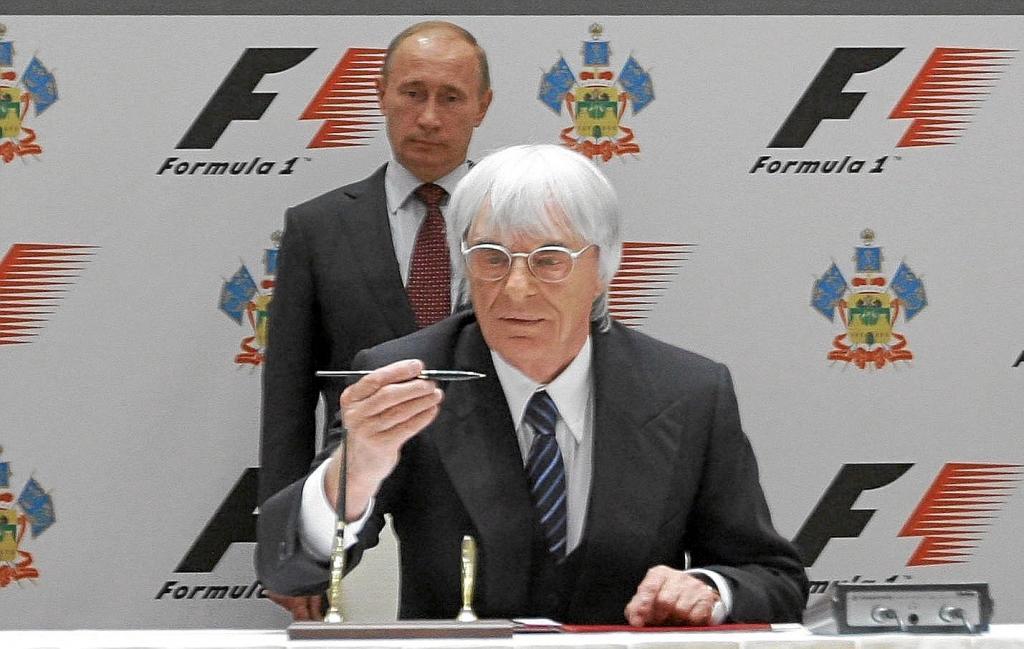 Ecclestone y Putin en una imagen tomada en 2010.