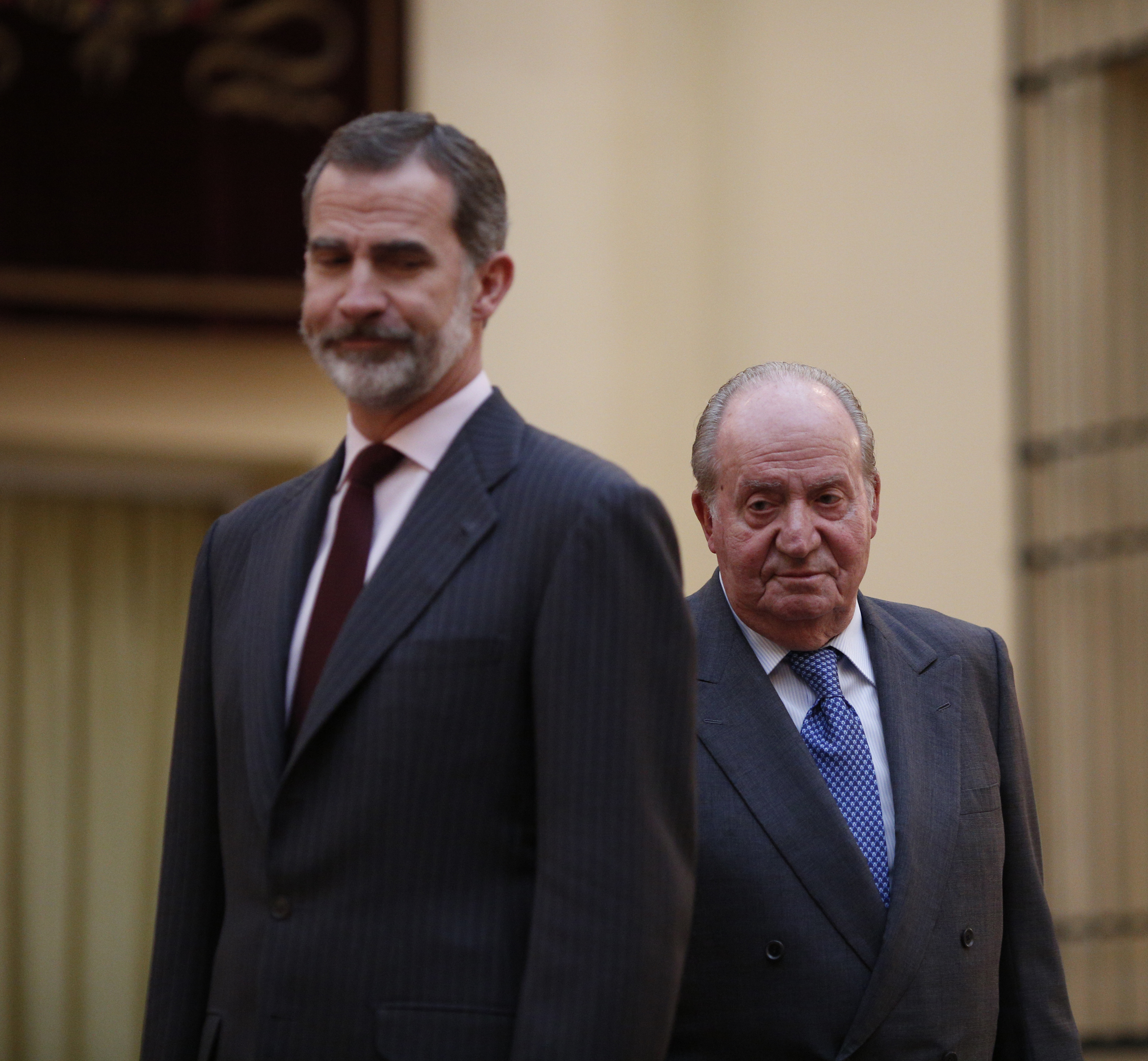 Felipe VI y Juan Carlos I, en una imagen de archivo.