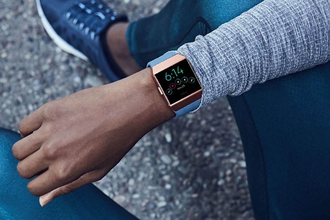 The Fitbit model that has been recalled, the Ionic watch.