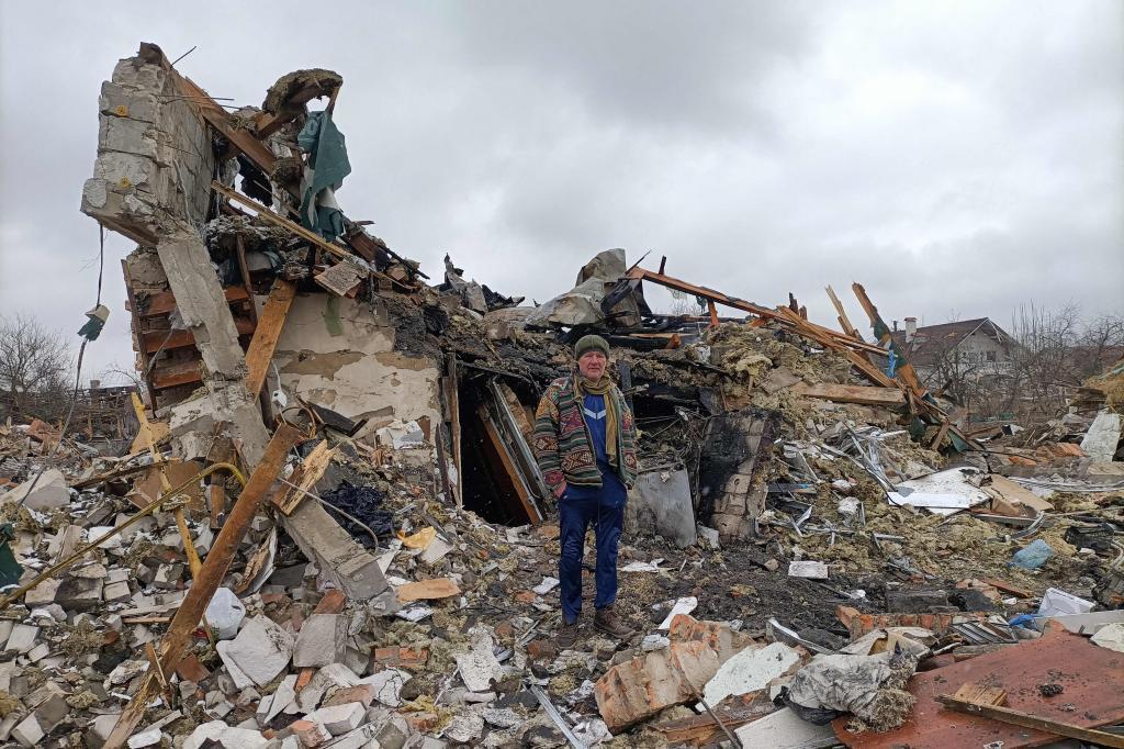 Barrios enteros de Zhitomir, a 140 km de Kiev, reducidos a escombros por los bombardeos.
