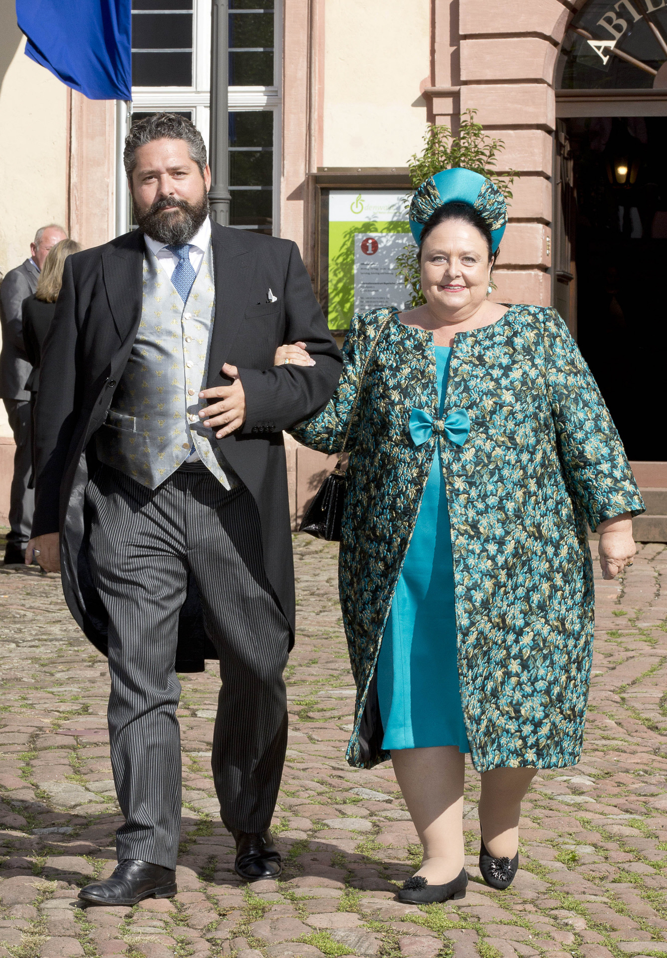 La gran duquesa y su hijo en una boda real en Baviera.