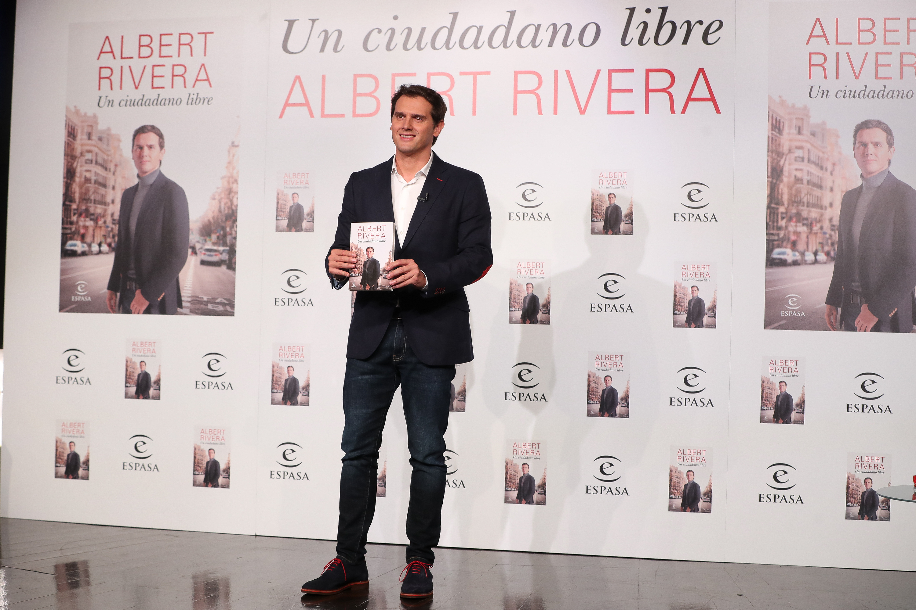 Albert RIvera, en la presentacin de su libro en 2020.