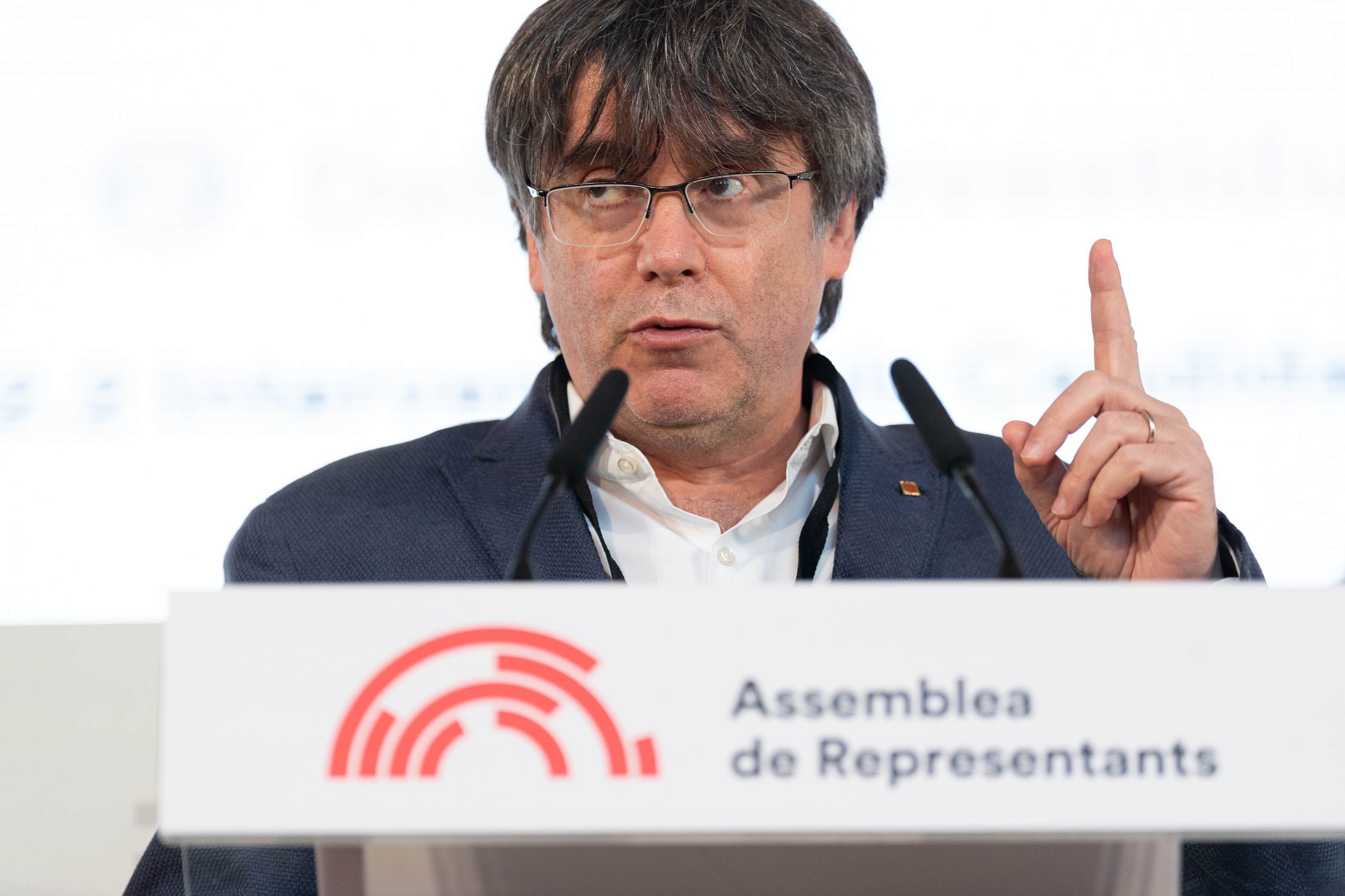 Carles Puigdemont, presidente del Consell per la Repblica.