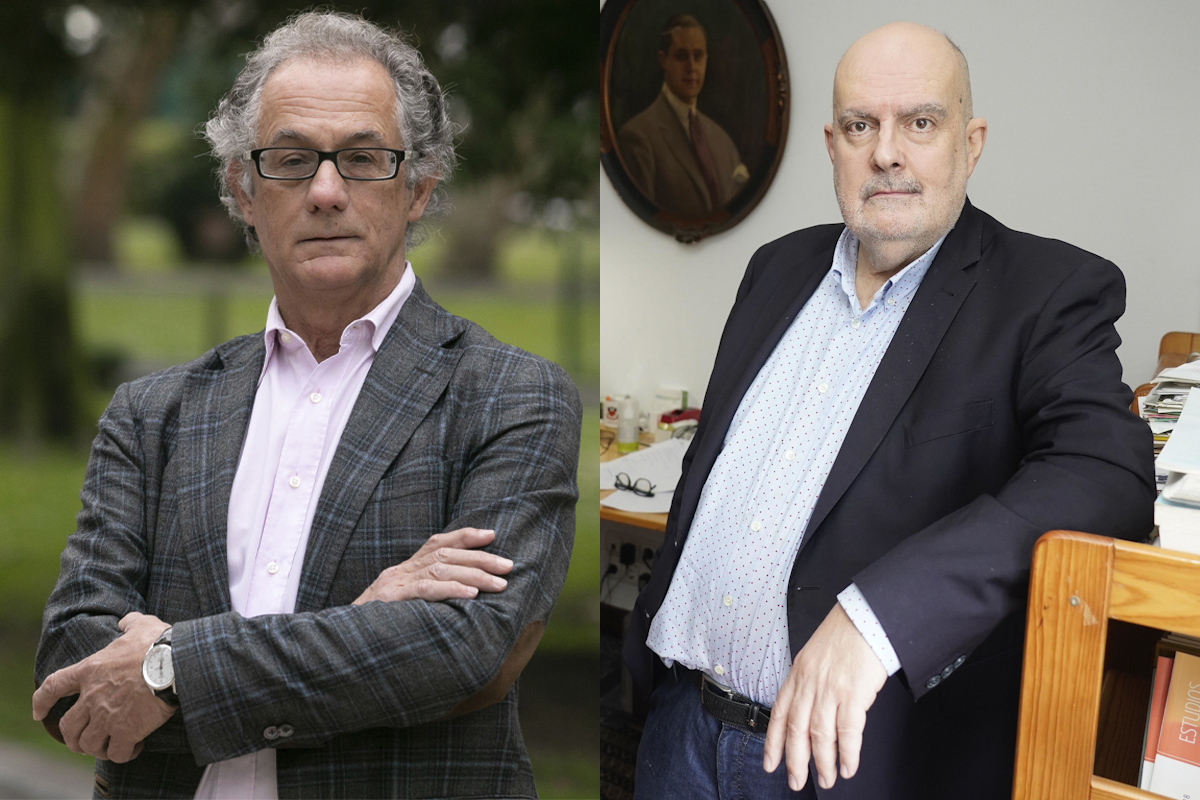 Carlos Monasterio e Ignacio Zubiri: «Una política fiscal honesta es preocuparte por la clase media, y no por si cuatro ricos se van a Madrid»