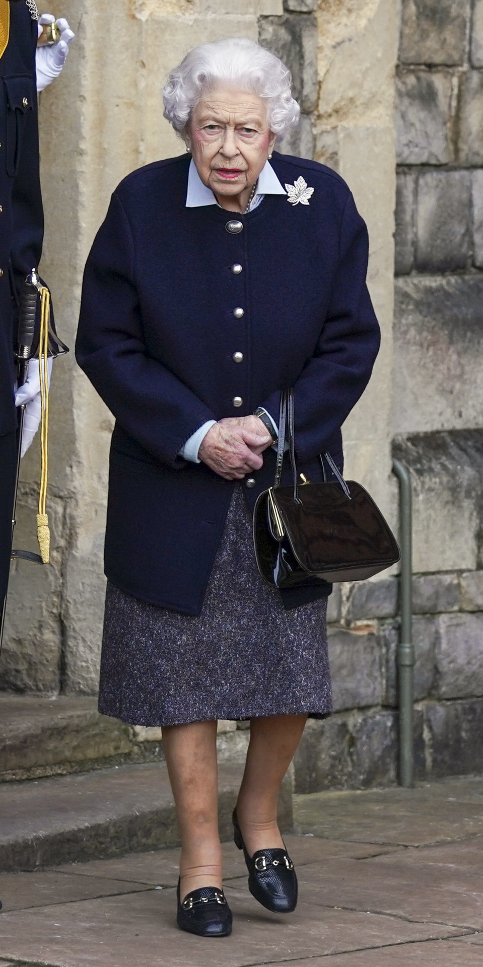 La reina Isabel II, en Windsor.