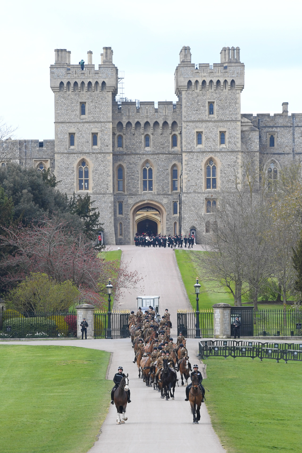 Entrada al castillo de Windsor.