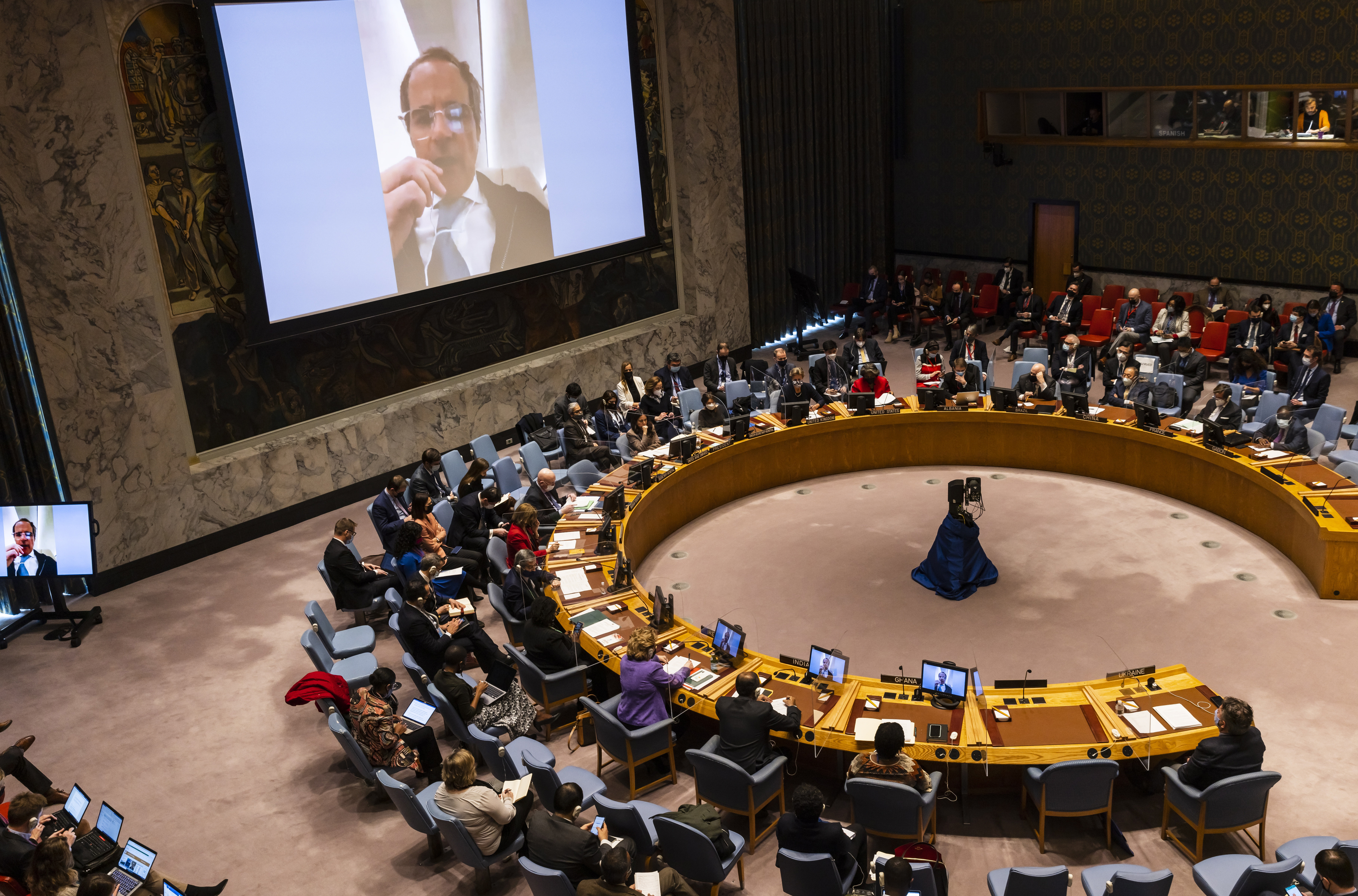 Comit de Seguridad de Naciones Unidas, durante una reunin.