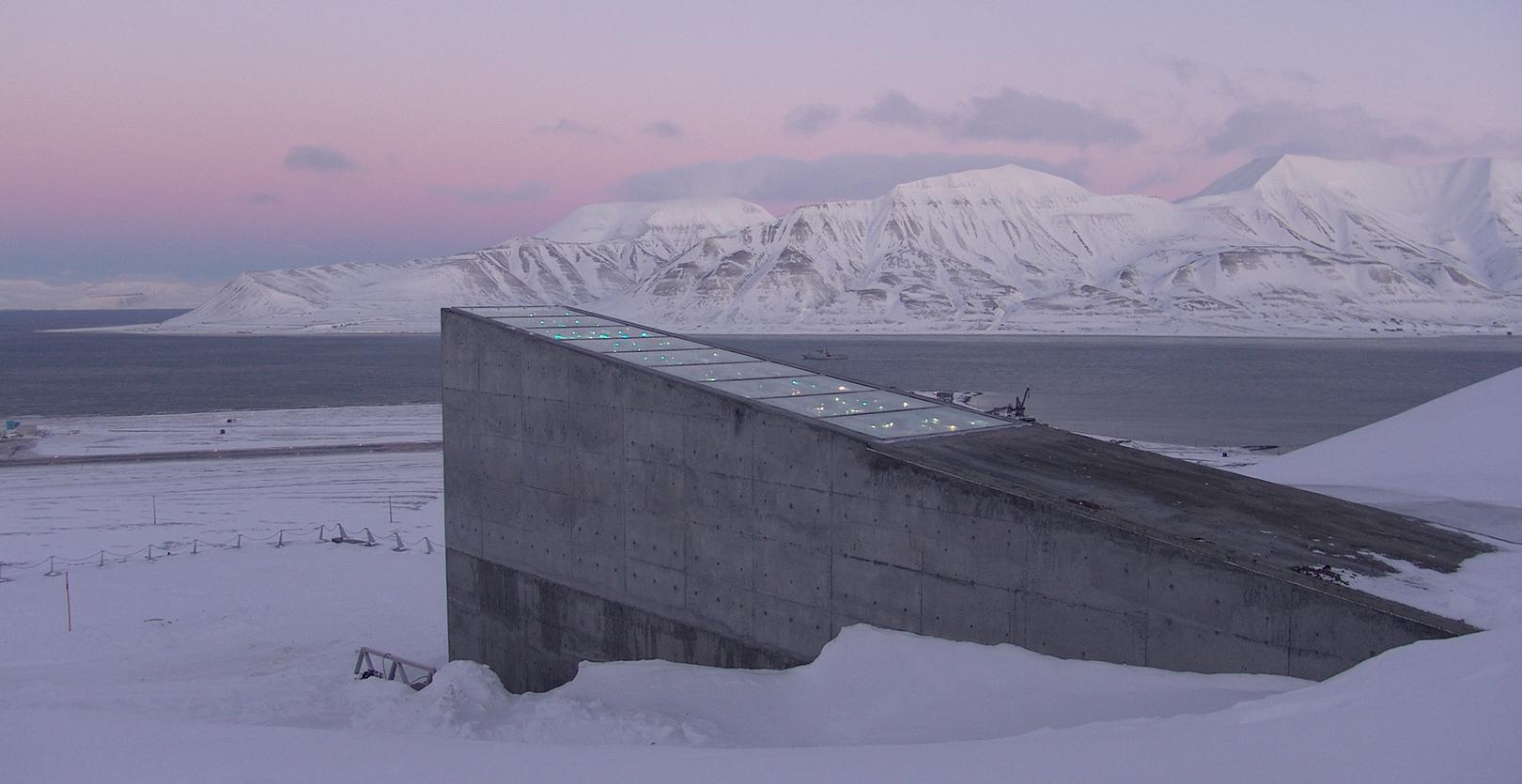 El banco Mundial de Semillas de Svalbard.