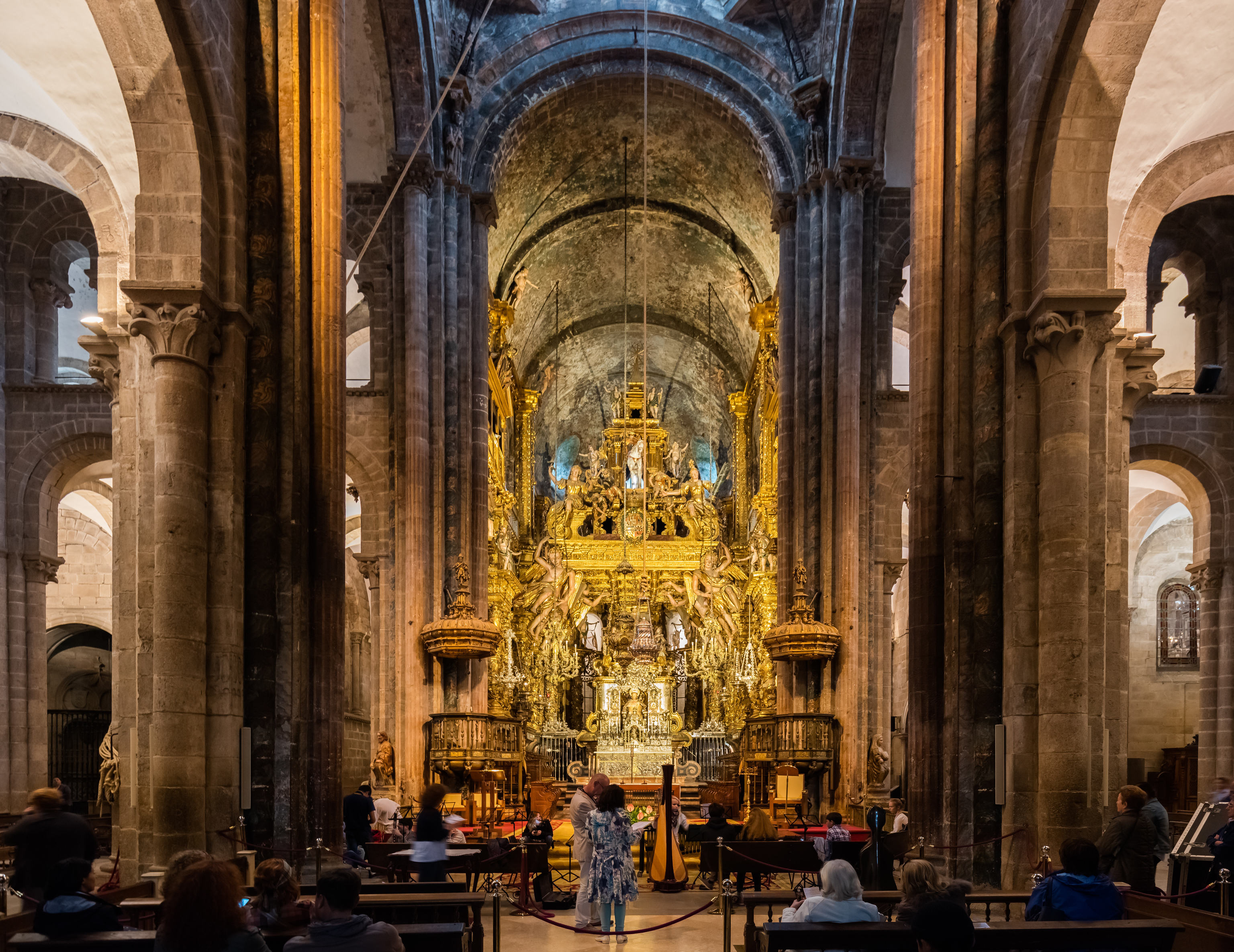 Altar mayor de la catedral de Santiago de Compostela