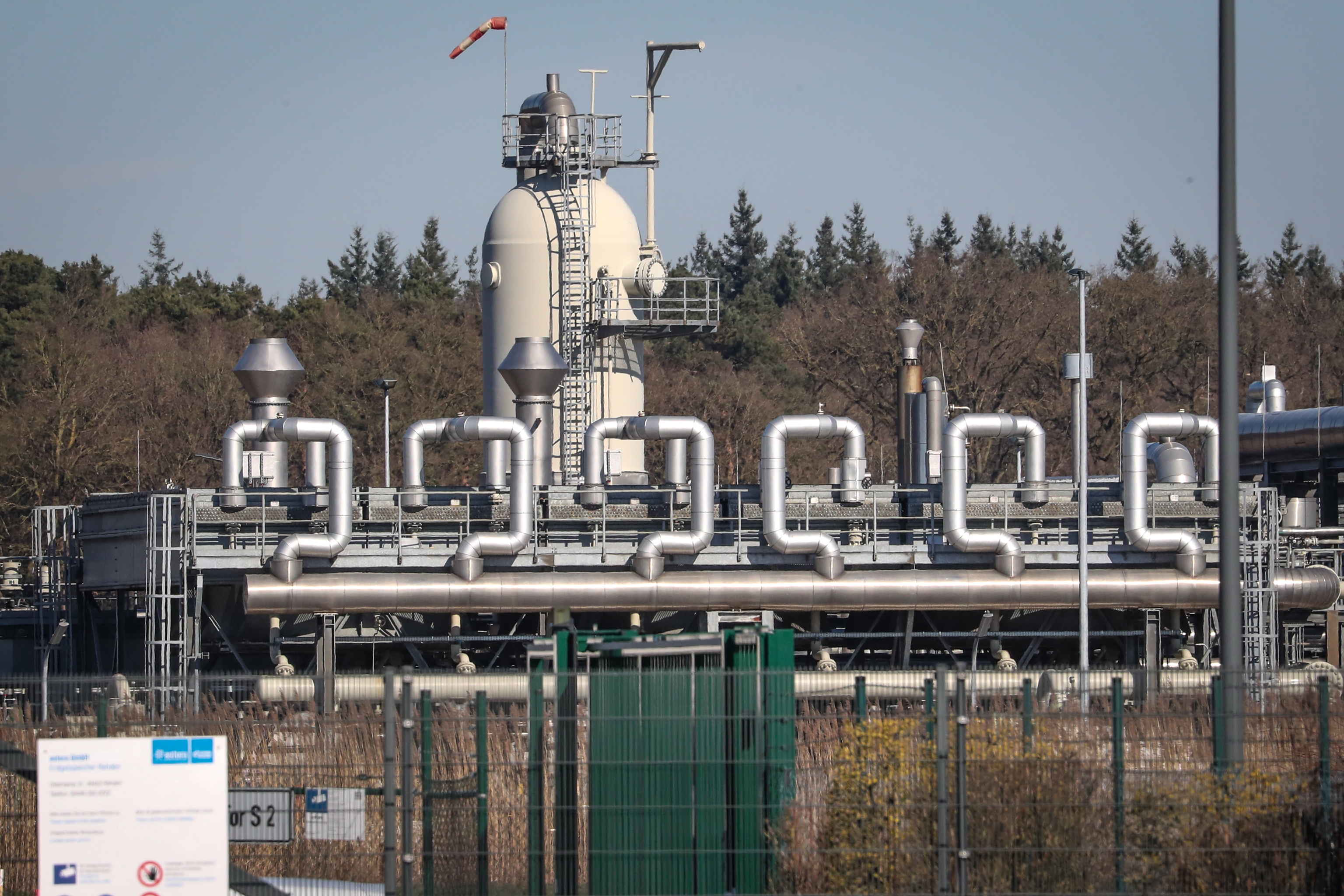 Reserva de gas natural en Alemania.