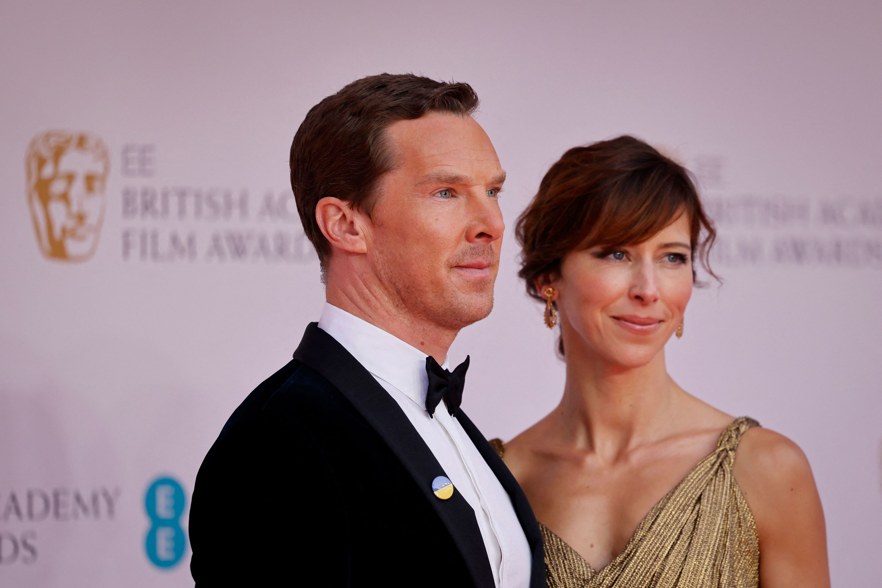 El actor Benedict Cumberbatch y su esposa Sophie Hunter.