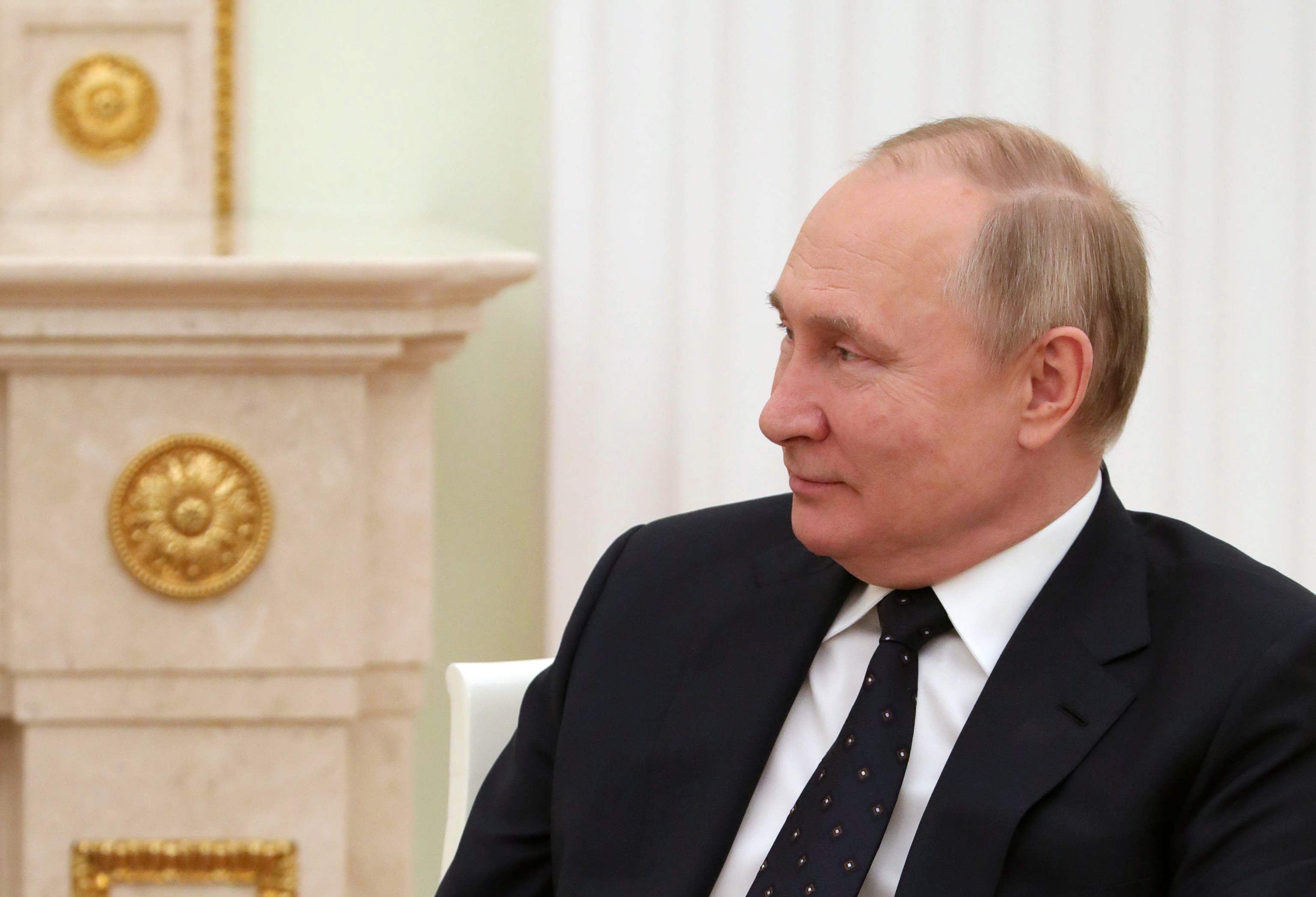 El presidente de Rusia, Vladimir Putin, en el Kremlin.