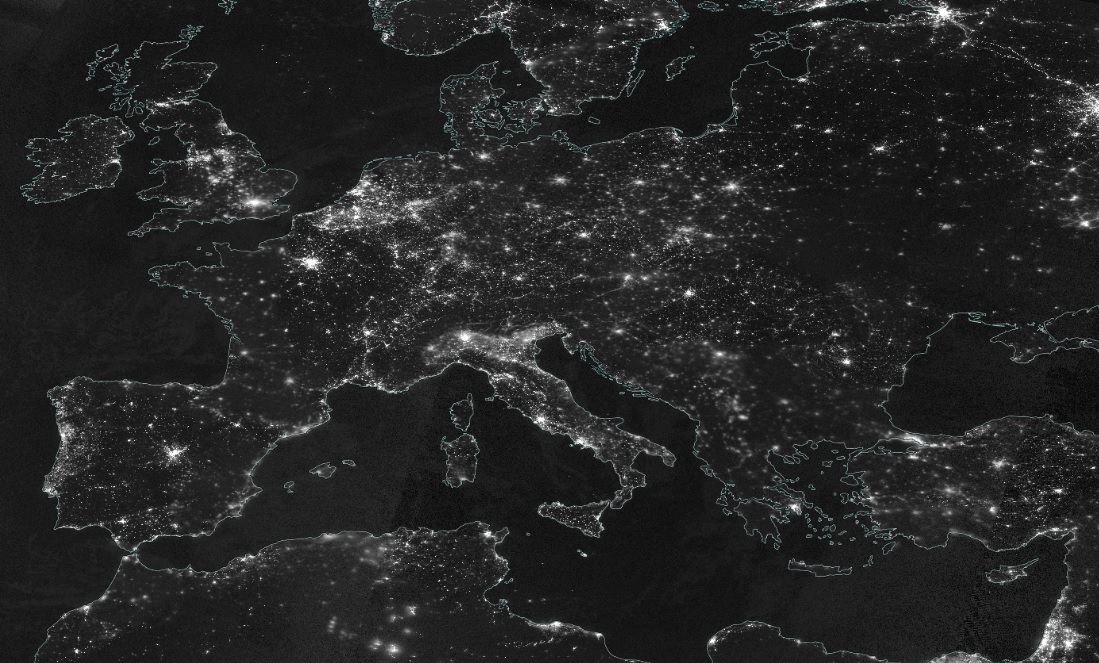 La NASA capta el ‘apagón’ de Ucrania: así se ve el país desde el espacio ahora y antes de que comenzara la guerra