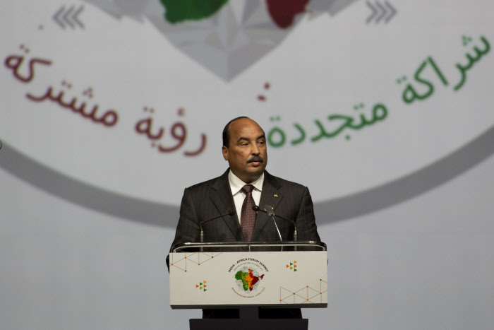 El presidente mauritano Mohamed Ould Ghazouani.