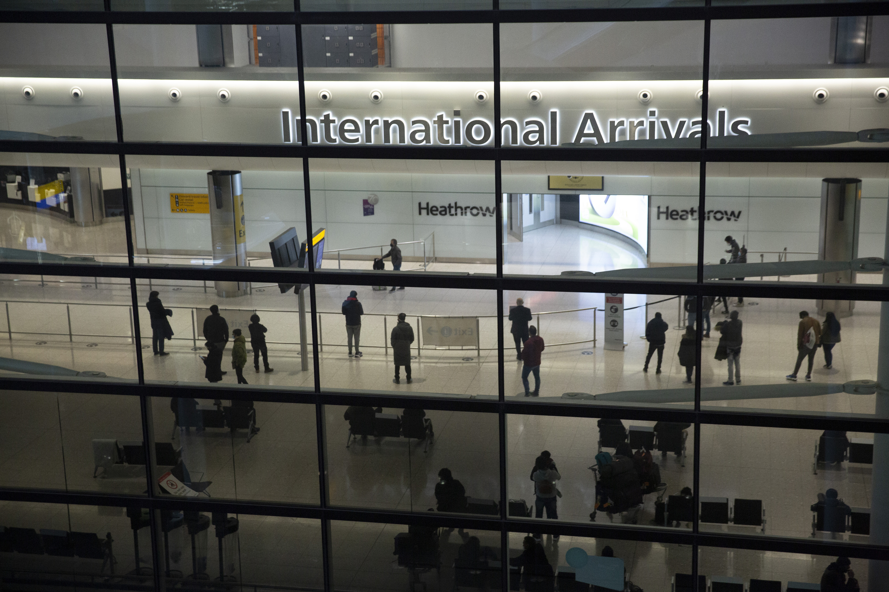 Imagen del aeropuerto de Heathrow durante el pasado mes de enero.