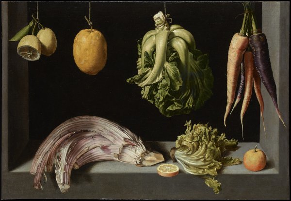'Bodegn con frutas y verduras' (hacia 1602), de Juan Snchez Cotn.