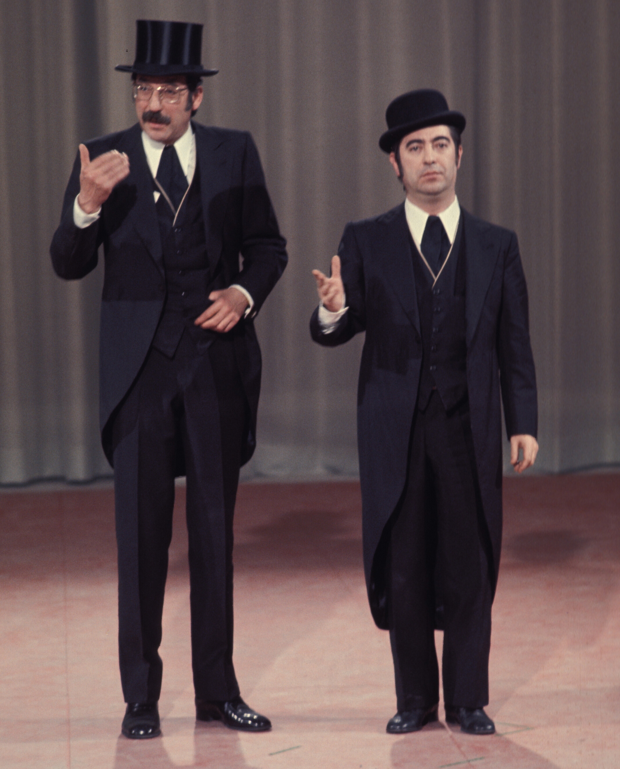 Tip y Coll durante una de sus actuaciones, en los años 70.