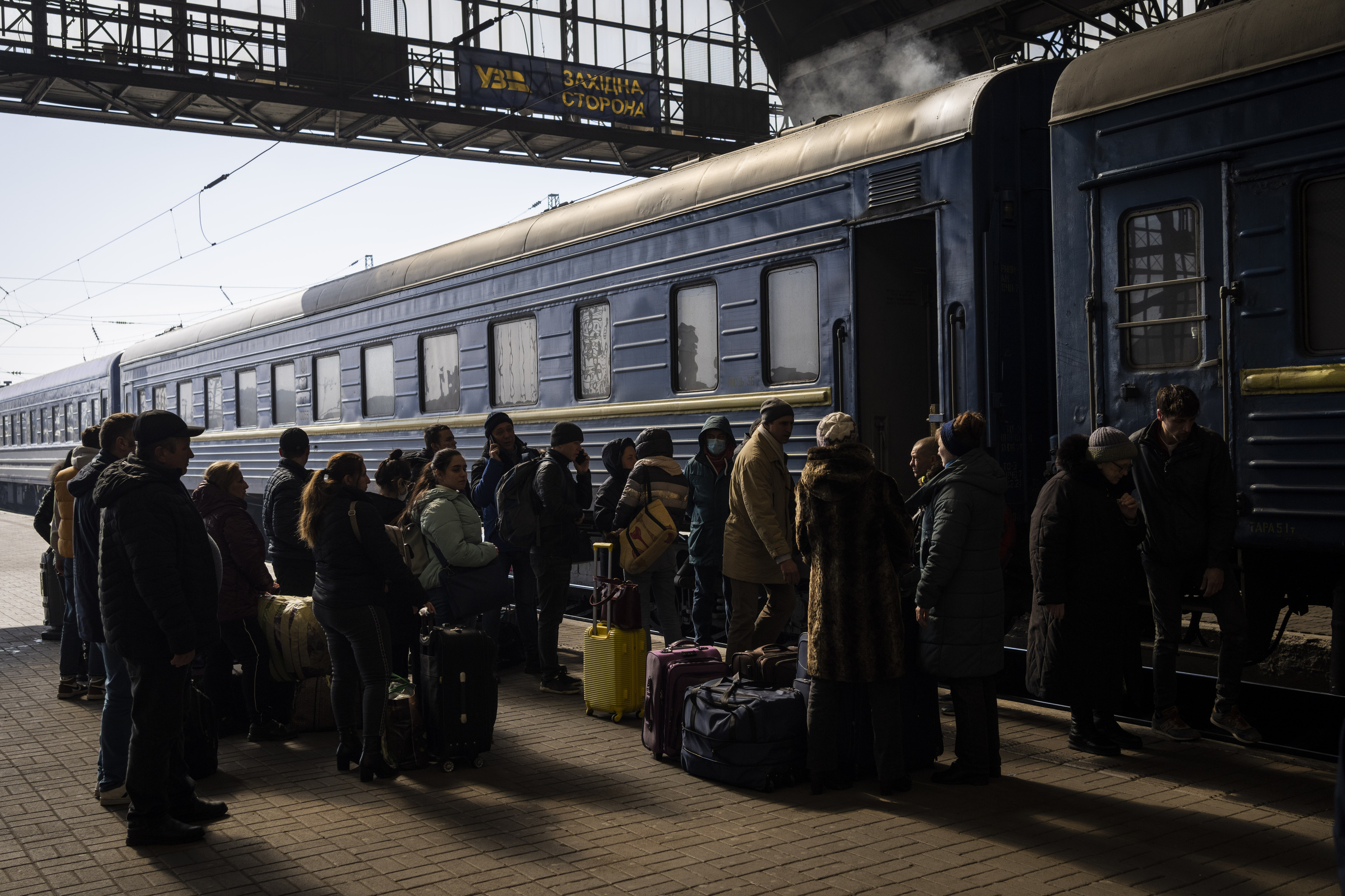 Trenes, las arterias de la defensa de Ucrania