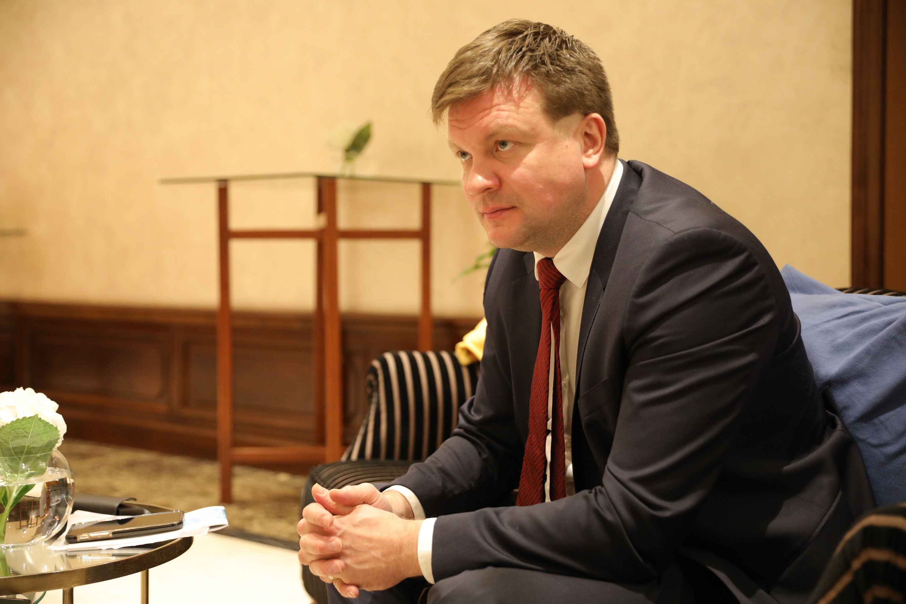 Ville Skinnari, ministro de Cooperación para el Desarrollo y Comercio Exterior de Finlandia.