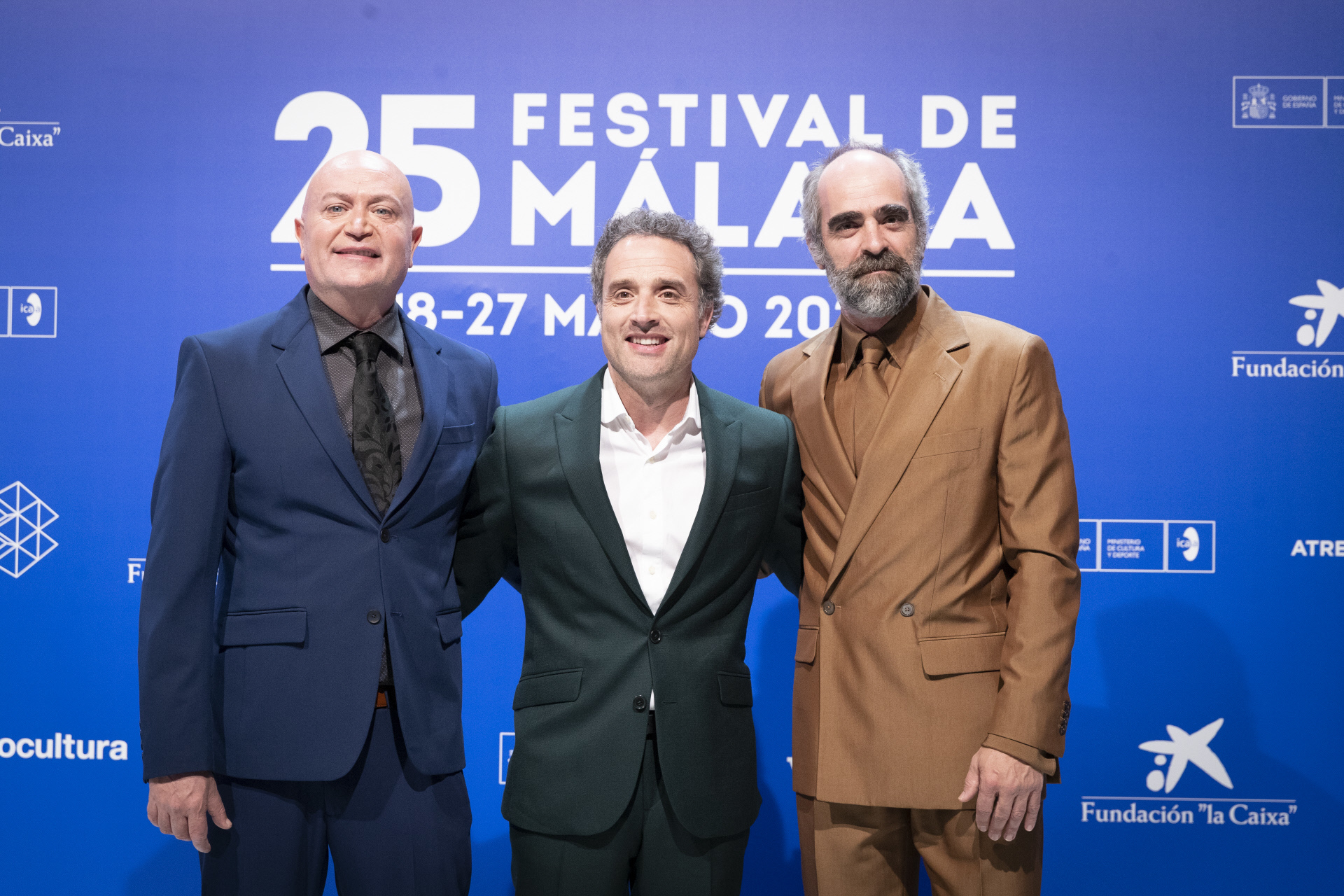 De izquierda a derecha: Joaqun Gonzlez, Daniel Guzmn y Luis Tosar