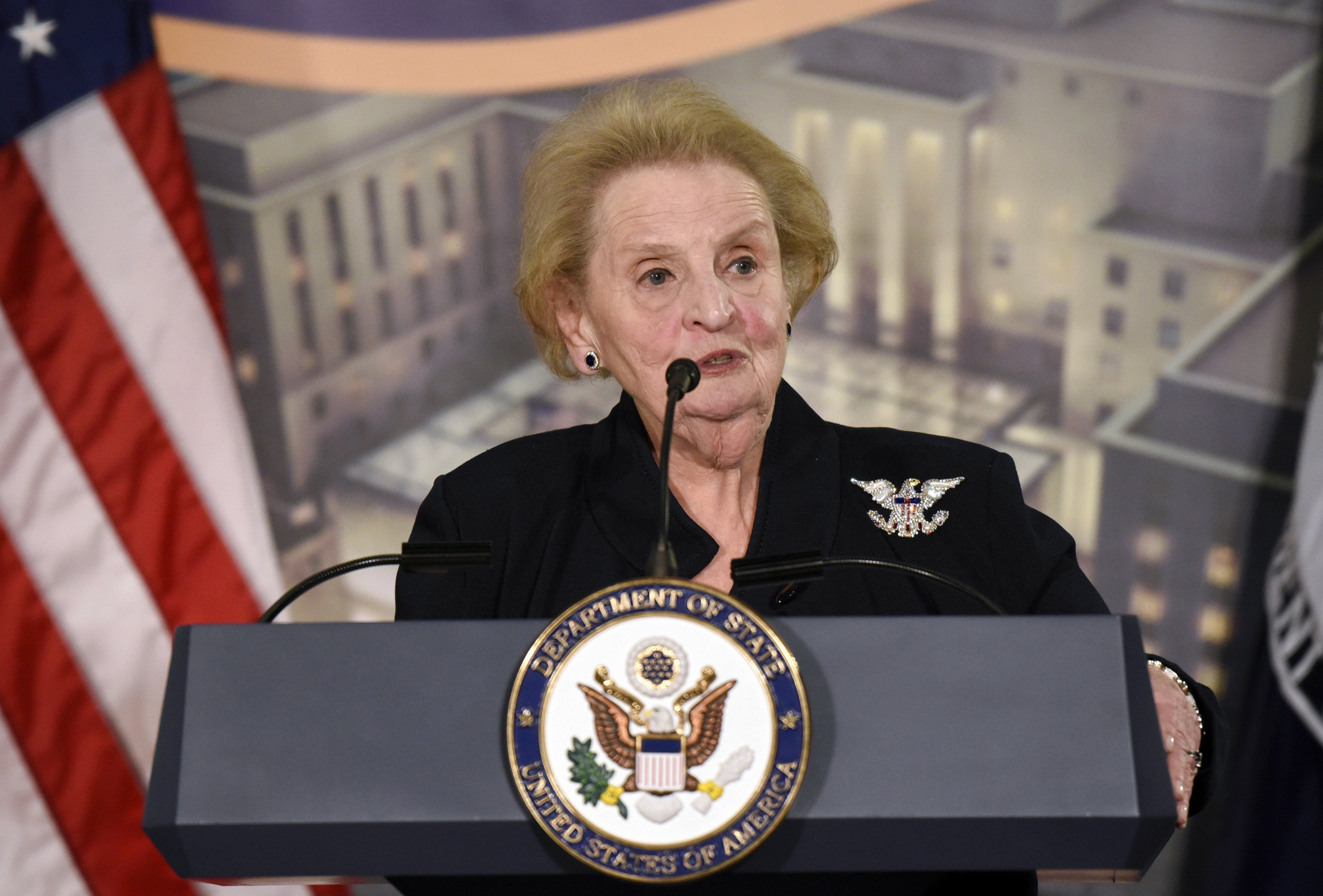 La ex secretaria de Estado de EEUU, Madeleine Albright.