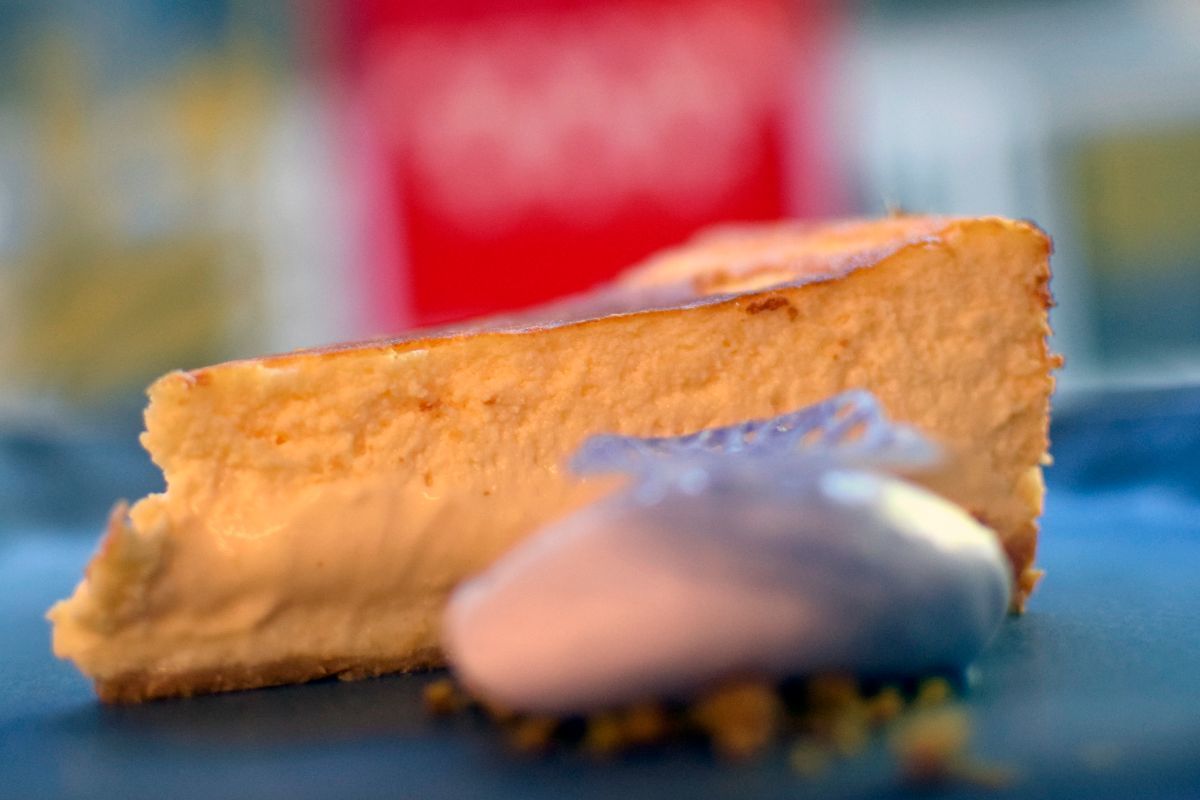 Tarta de queso de Poncelet Cheese Bar, ganadora del premio A la mejor de la Comunidad de Madrid de 2021.