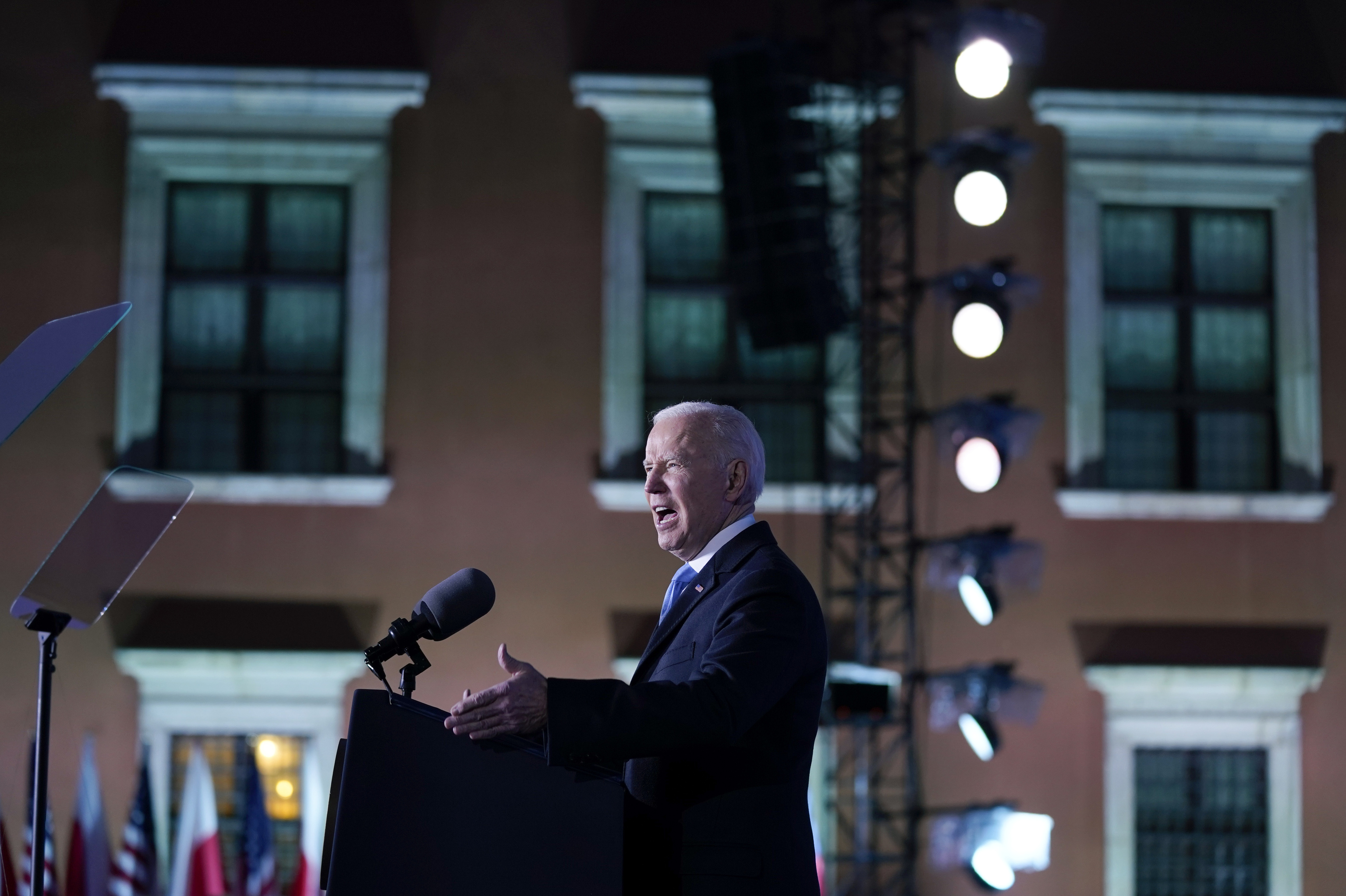 «Putin debe irse»: la inesperada frase del discurso de Biden que ni la Casa Blanca previó