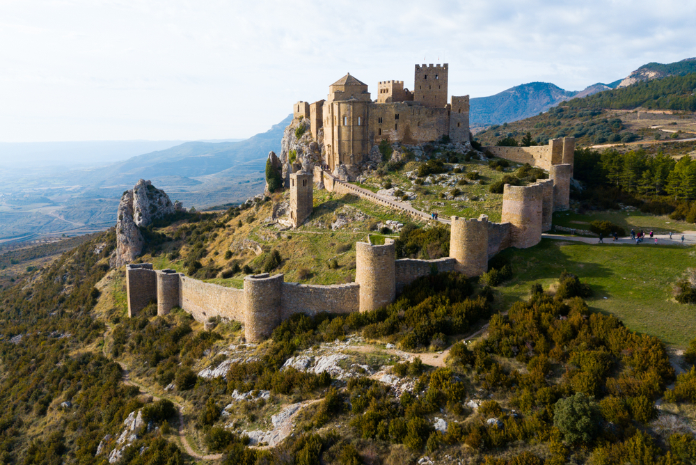 El castillo de Loarre, en Huesca.