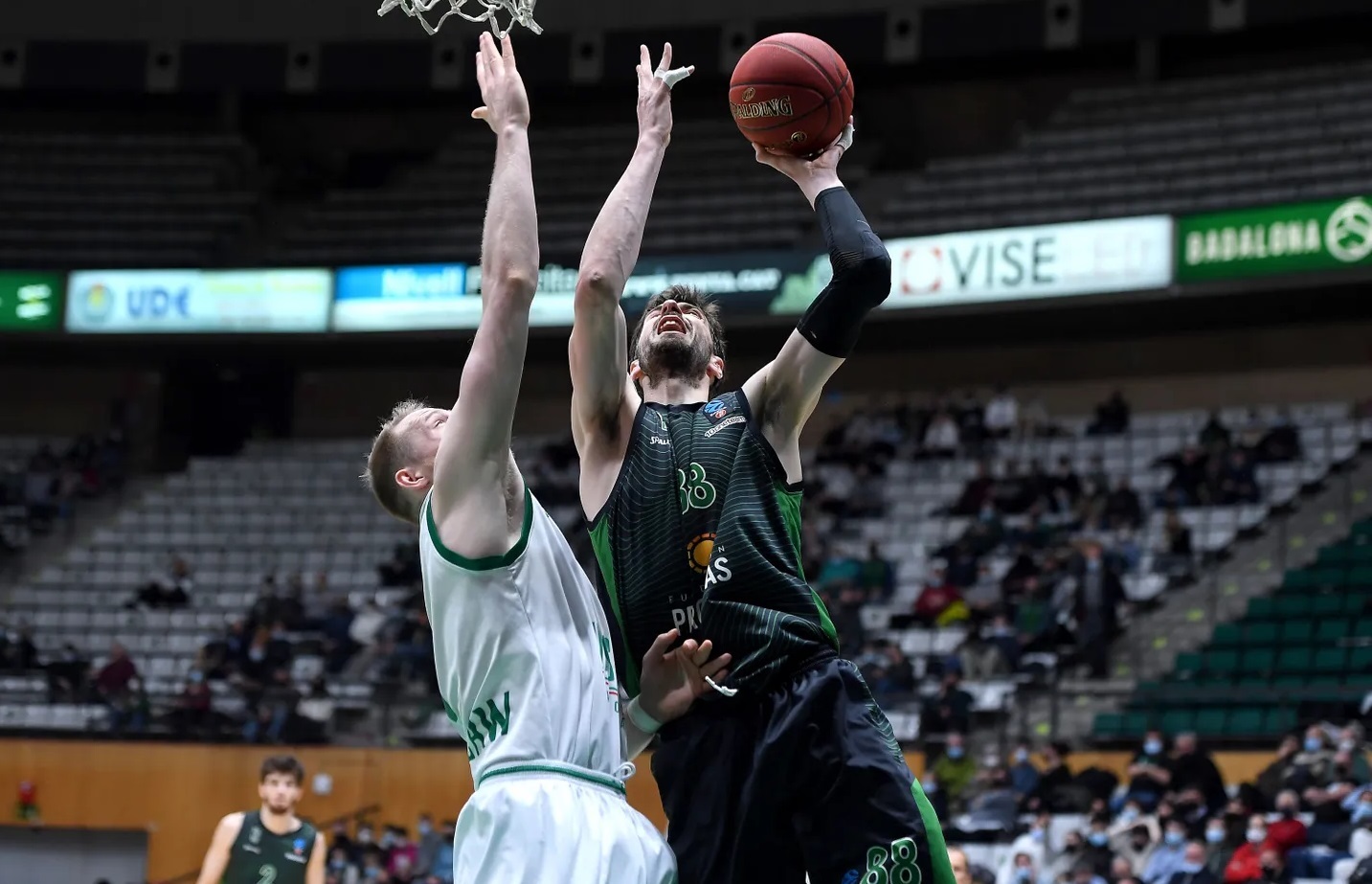 Tomic, during the match against Slask.
