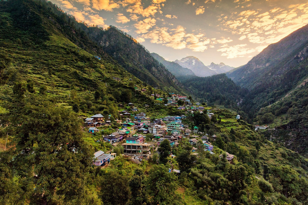 El valle de Parvati, en el norte de India.