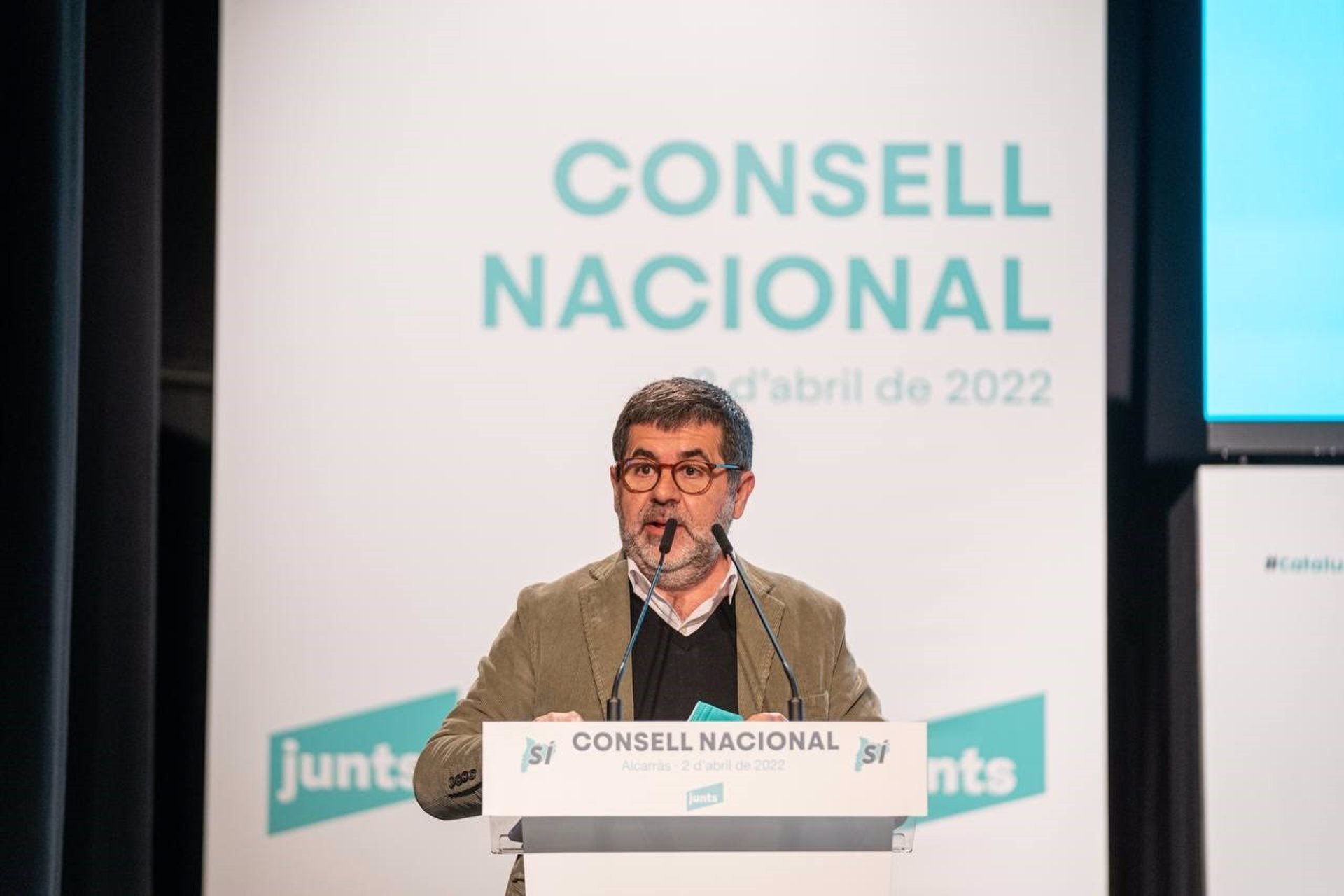 Jordi Snchez en el Consejo de Junts per Catalunya secretario general Congreso
