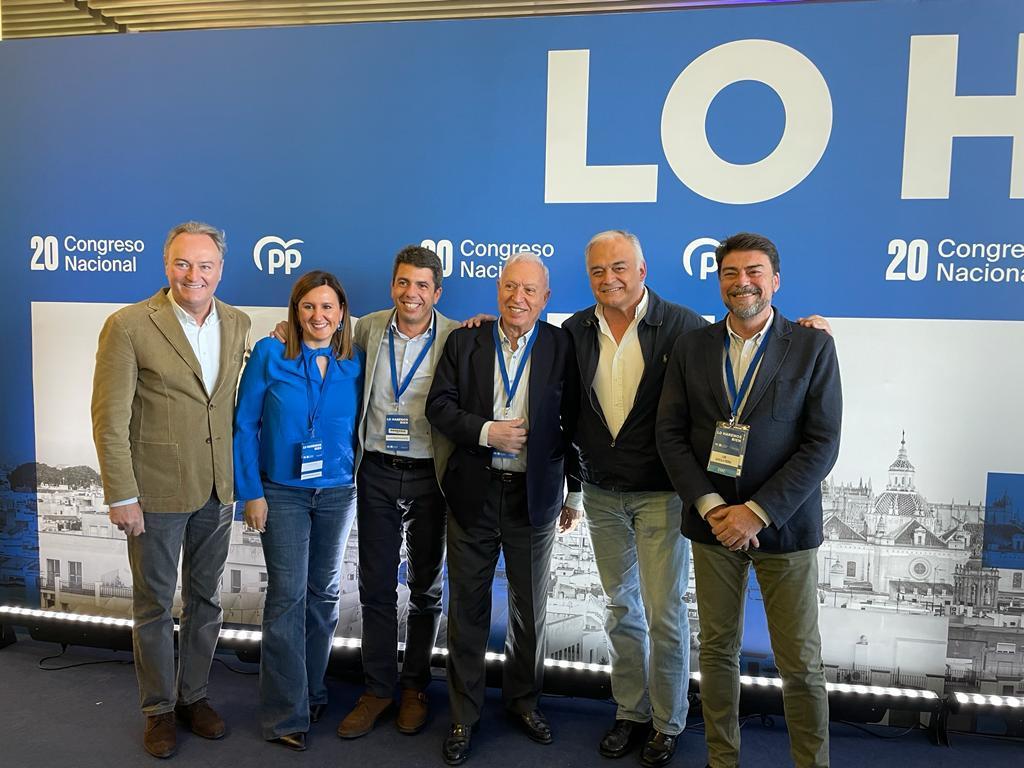 Alberto Fabra, Mara Jos Catal, Carlos Mazn, Jos Manuel Garca Margallo, Esteban Gonzlez Pons y Luis Barcala.