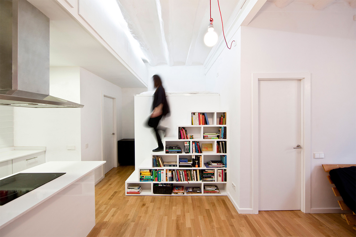 Una vivienda pequea, pero de calidad: piso de 40 metros cuadrados en el Raval de Barcelona, obra de Eva Cotman.