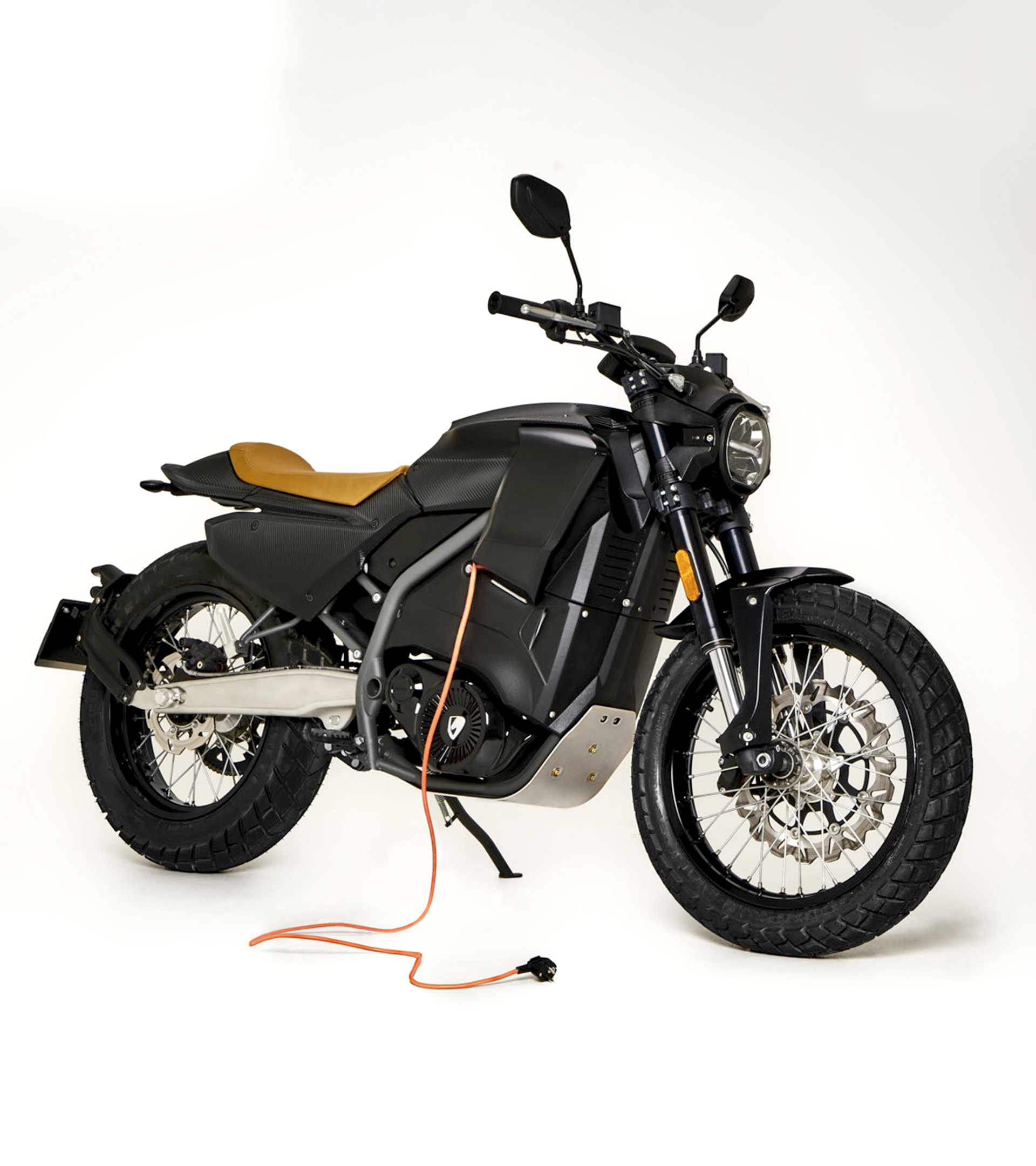 Moto eléctrica en el 3D Incubator de la Zona Franca de la empresa Pursanc Motorcicles.