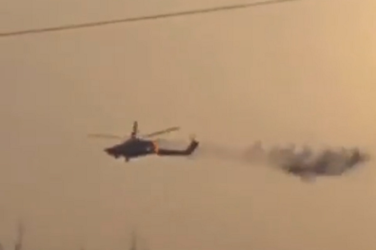 Un misil británico Starstreak, lanzado por las fuerzas ucranianas, parte en dos un helicóptero ruso