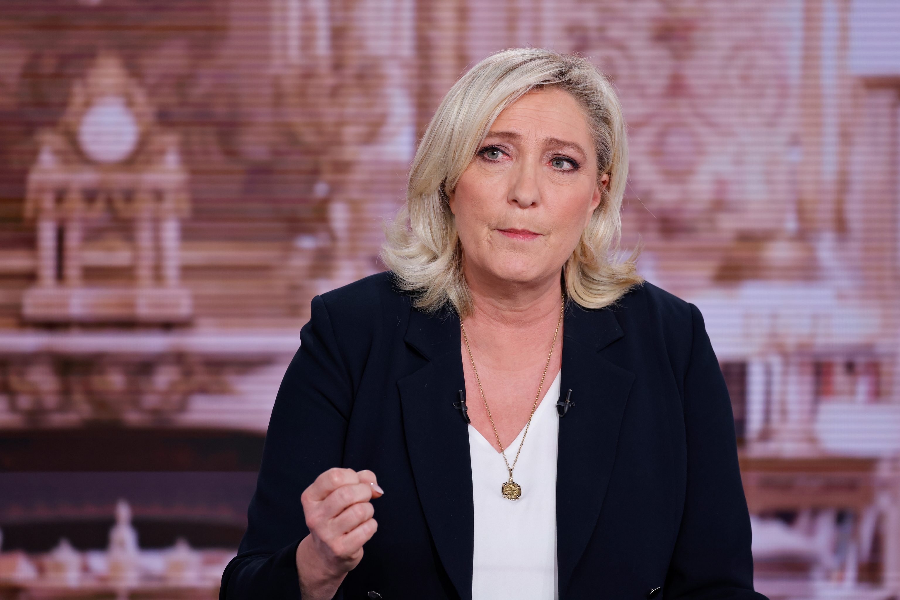 Marine le Pen, candidata a la Presidencia francesa.