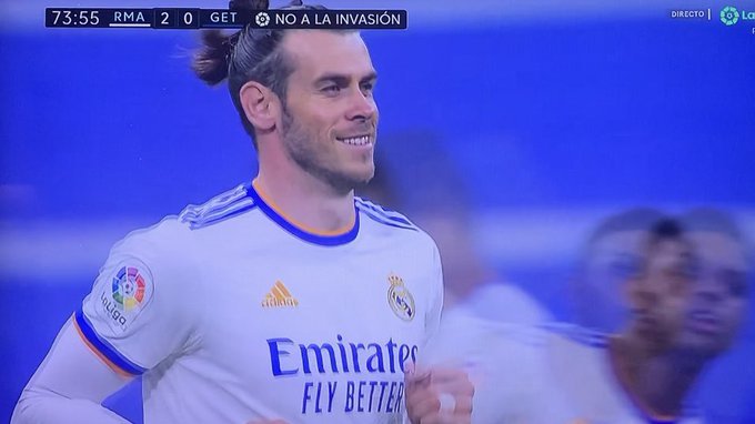 Bale, al saltar al campo.