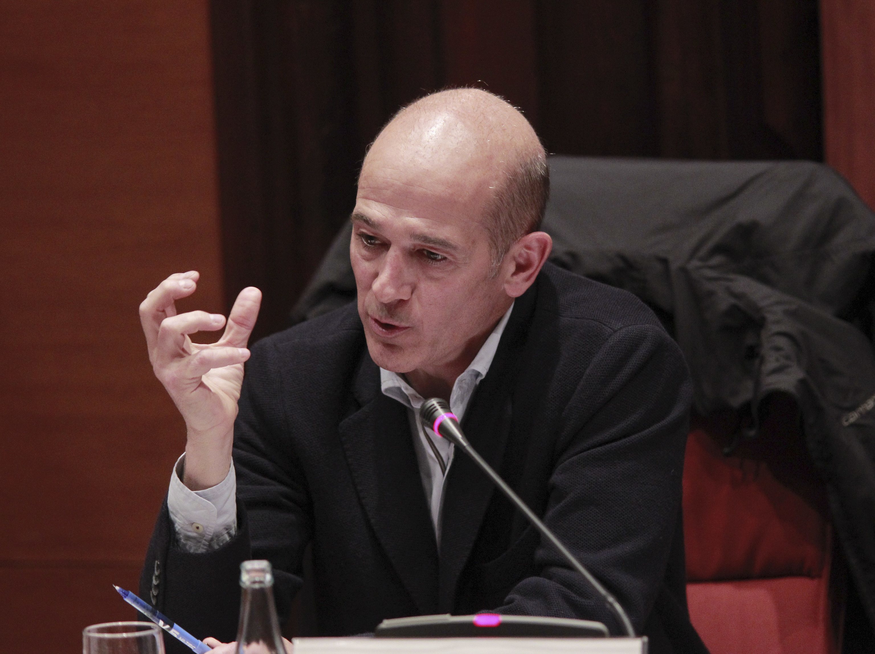 Pere Pujol en en el Parlamento de Catalua en 2015