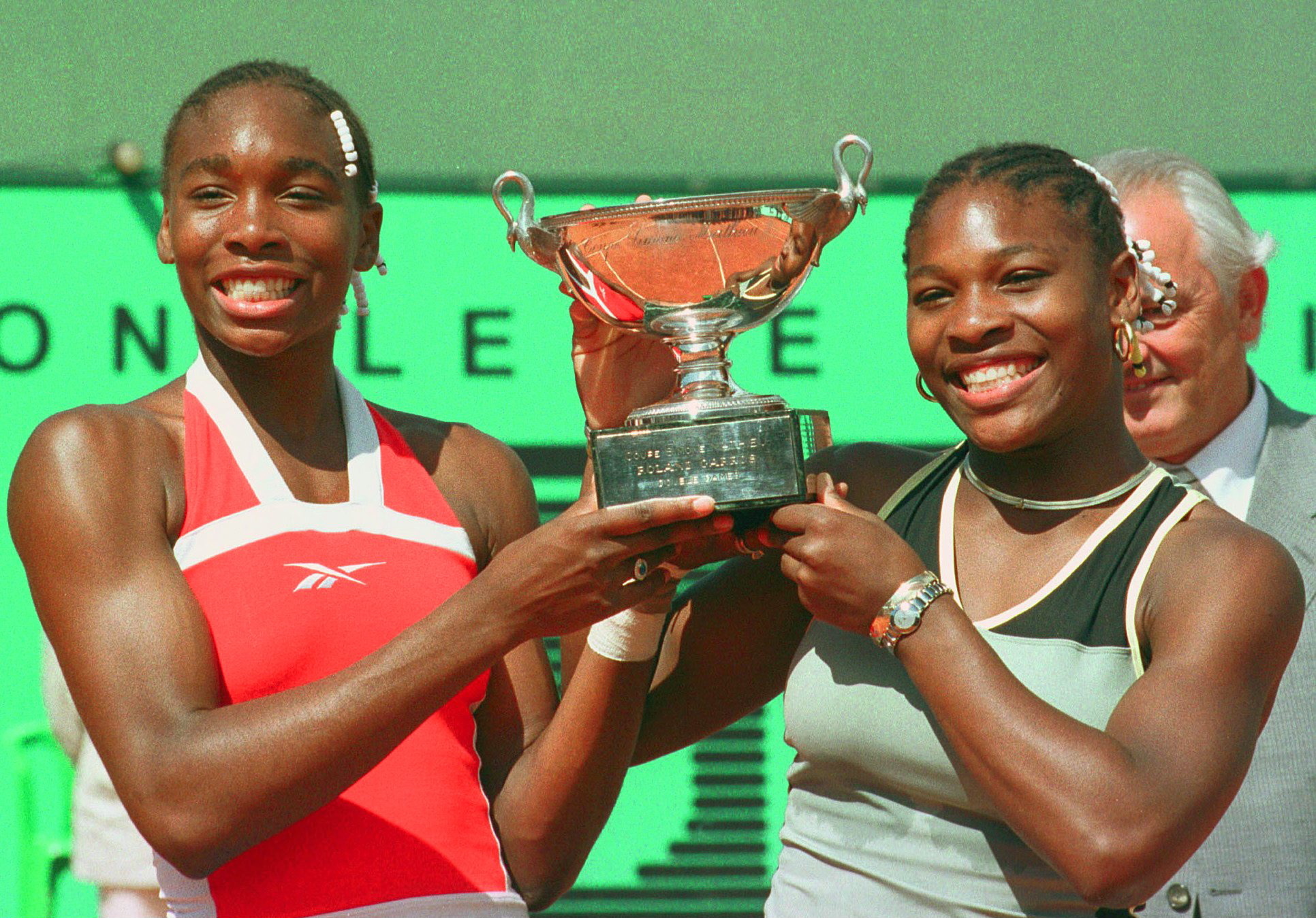 Venus (i) y Serena Williams, en 1999.