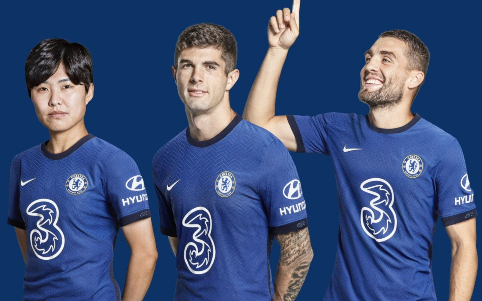 Imagen de promocin del patrocinio del Chelsea por parte de Hyundai