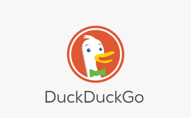 El icono del buscador alternativo DuckDuckGo