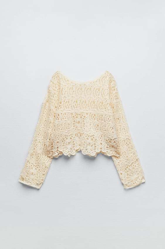 El jersey de crochet más bonito de Zara y otros 6 primavera verano