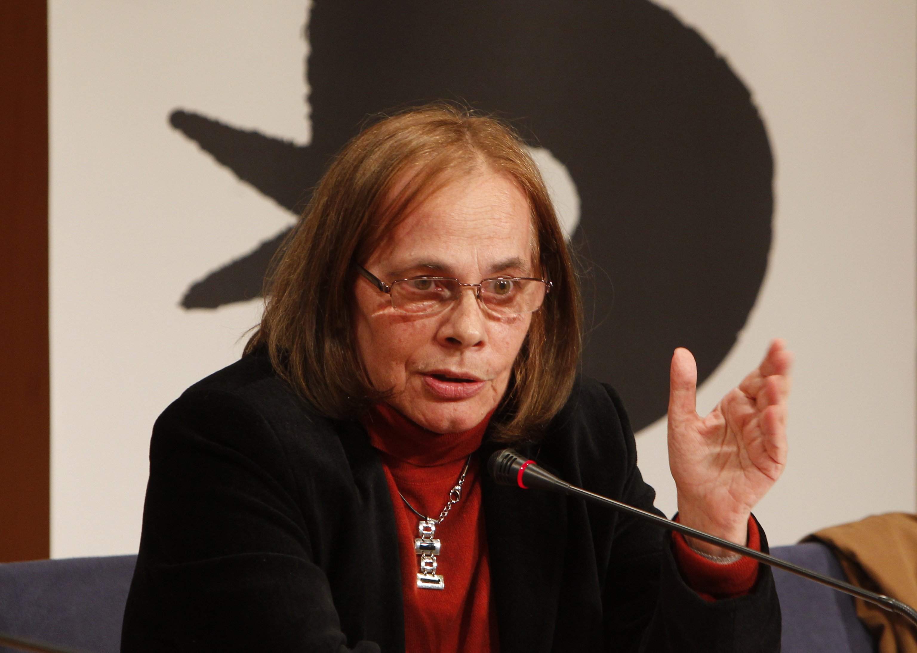 La escritora, en Barcelona, en una foto de archivo de 2013.